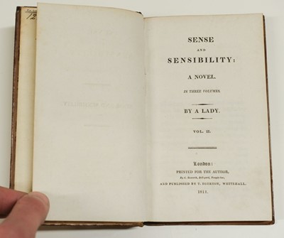 Lot 580 - Austen, Jane. Sense and Sensibility: A Novel, 3 volumes, 1st edition, 1811