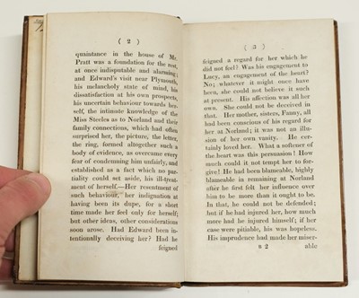 Lot 580 - Austen, Jane. Sense and Sensibility: A Novel, 3 volumes, 1st edition, 1811