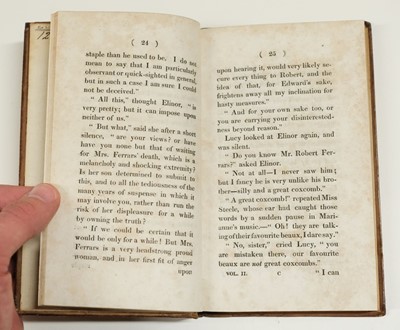 Lot 580 - Austen, Jane. Sense and Sensibility: A Novel, 3 volumes, 1st edition, 1811