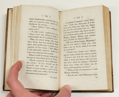 Lot 580 - Austen, Jane. Sense and Sensibility: A Novel, 3 volumes, 1st edition, 1811