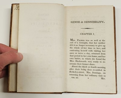 Lot 580 - Austen, Jane. Sense and Sensibility: A Novel, 3 volumes, 1st edition, 1811