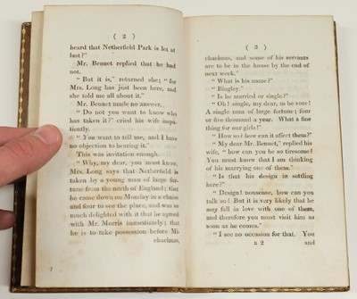 Lot 581 - Austen, Jane. Pride and Prejudice: A Novel... 3 volumes, 1st edition, 1813