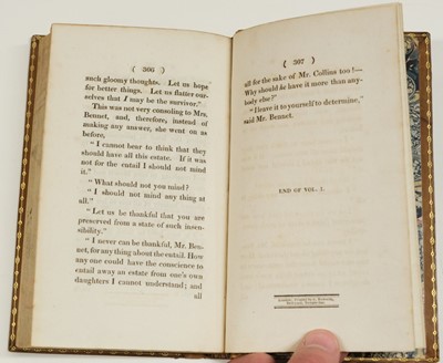 Lot 581 - Austen, Jane. Pride and Prejudice: A Novel... 3 volumes, 1st edition, 1813