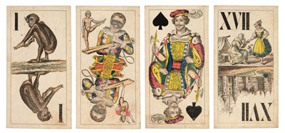 Lot 535 - Austrian Tarock. A deck of monkey tarock cards, Vienna, Austria: Josef Glanz, circa 1870s