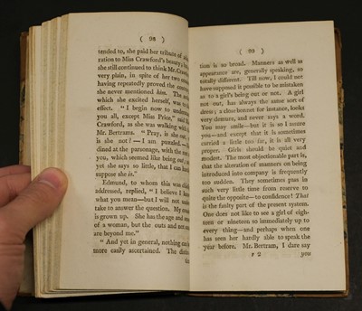 Lot 582 - Austen, Jane. Mansfield Park: A Novel... 3 volumes, 1st edition,  1814
