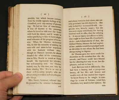 Lot 582 - Austen, Jane. Mansfield Park: A Novel... 3 volumes, 1st edition,  1814