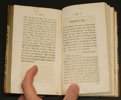 Lot 582 - Austen, Jane. Mansfield Park: A Novel... 3 volumes, 1st edition,  1814