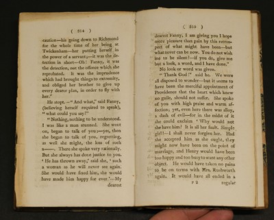 Lot 582 - Austen, Jane. Mansfield Park: A Novel... 3 volumes, 1st edition,  1814
