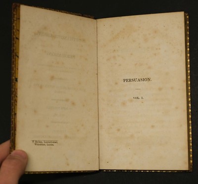 Lot 584 - Austen, Jane. Northanger Abbey: and Persuasion. 4 volumes, 1st edition, John Murray, 1818