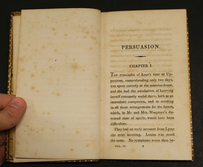 Lot 584 - Austen, Jane. Northanger Abbey: and Persuasion. 4 volumes, 1st edition, John Murray, 1818