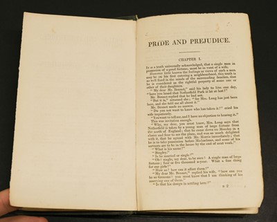 Lot 595 - Austen (Jane). Pride and Prejudice: and Sense and Sensibility, complete in one volume, 1851