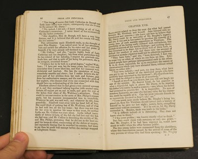 Lot 595 - Austen (Jane). Pride and Prejudice: and Sense and Sensibility, complete in one volume, 1851