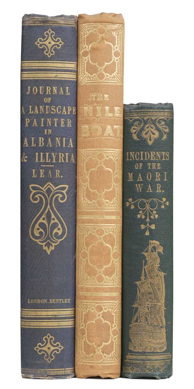 Lot 9 - Lear (Edward). Journals of a Landscape Painter in Albania, &c., 1st edition, 1851
