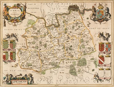Lot 151 - Surrey. Jansson (Jan), Surria vernacule Surrey, Amsterdam, circa 1648