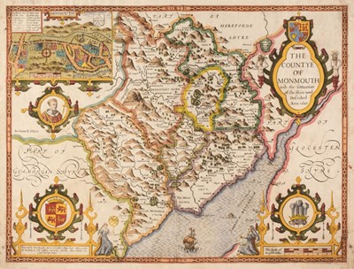 Lot 125 - Monmouth. Speed (John), The Countye of Monmouth..., John Sudbury & George Humble, 1627