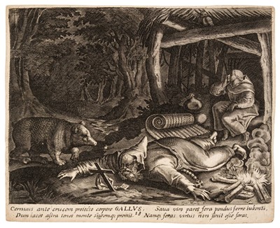 Lot 41 - Merli (Giovanni, active second half of 17th century). Six Penitent Saints, engravings