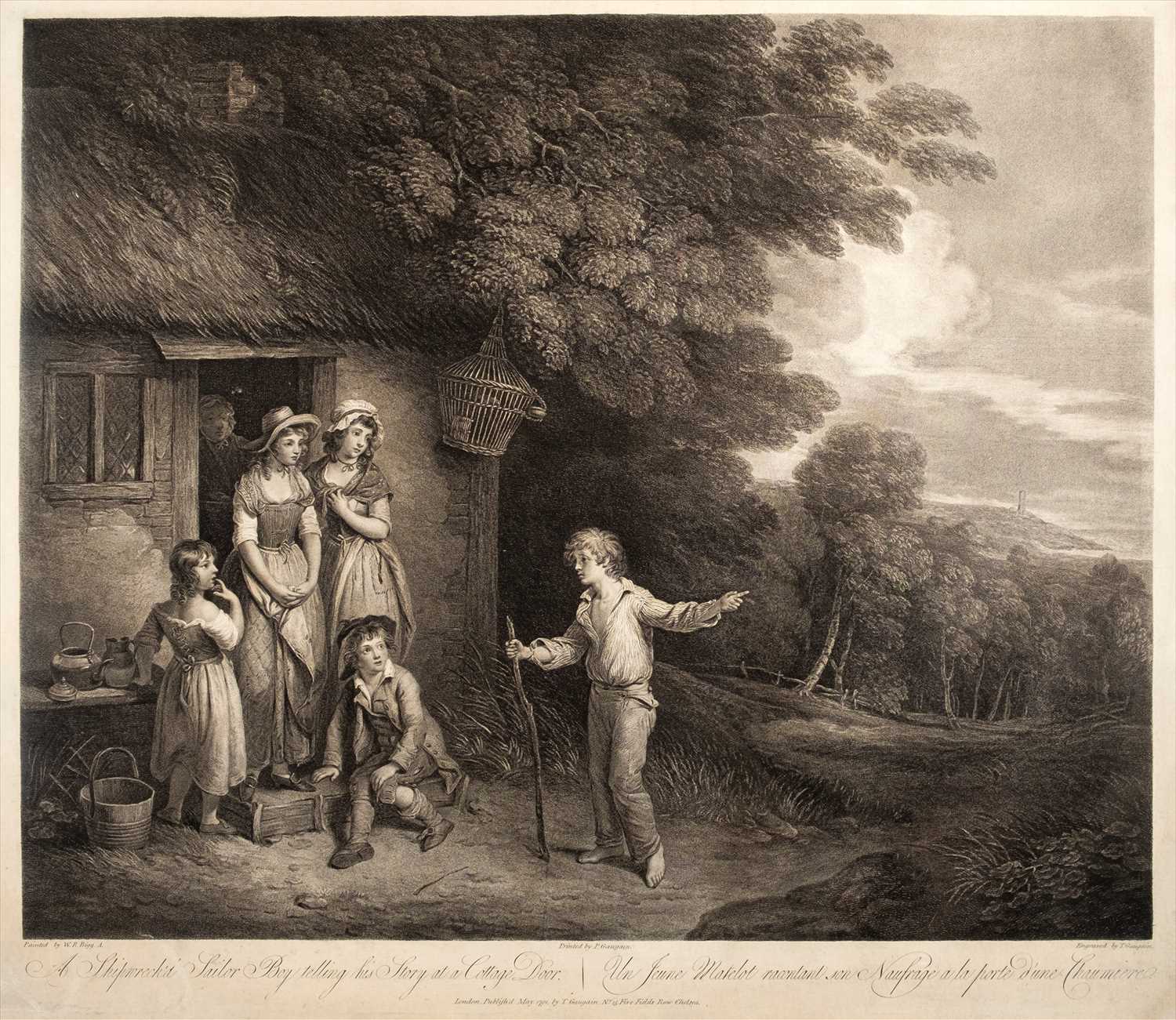 Lot 11 - Bigg  (W. R.). Pair of engravings, late 18th century