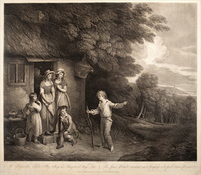 Lot 11 - Bigg  (W. R.). Pair of engravings, late 18th century