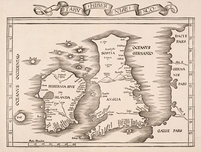 Lot 94 - British Isles. Waldseemuller (Martin), Tabu Hiberniae Sco, Strasbourg, circa 1522
