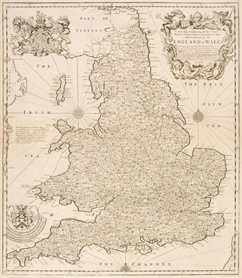 Lot 157 - England & Wales. Walton (Robert), A New Map..., England & Wales, 1679
