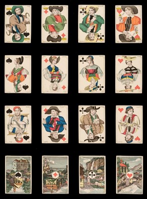 Lot 253 - German playing cards. Swiss Canton Costumes, Berlin?, unknown maker, circa 1870, & 5 others