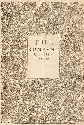 Lot 256 - Chaucer (Geoffrey). The workes of our antient and lerned English poet, 1598