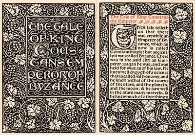 Lot 742 - Kelmscott Press. The Tale of the Emperor Coustans and of Over Sea, 1894