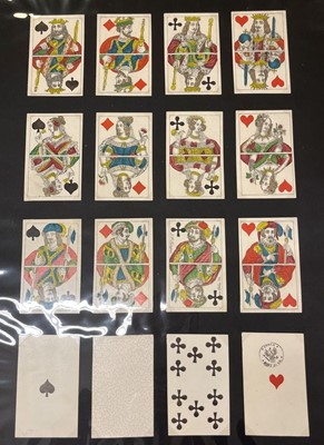 Lot 236 - German playing cards. Berlin pattern, Stralsund: Ludwig v.d. Osten, circa 1850s, & 5 others