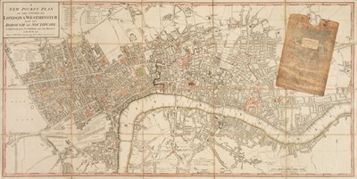 Lot 166 - London. Faden (W.), A New Pocket Plan of the Cities of London & Westminster..., 1790