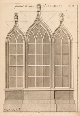 Lot 345 - Langley (Batty and Thomas). Gothic Architecture, 2nd edition, London: John Millan, 1747