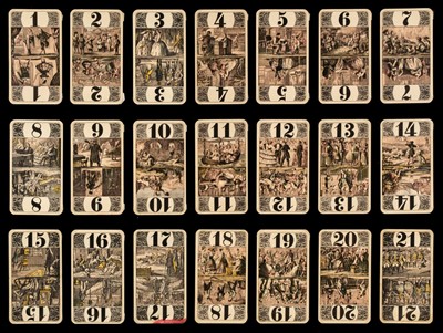 Lot 232 - German Encyclopedic Tarot. Encyclopedia Cego deck, C.L. Wüst, circa 1880, & 12 others