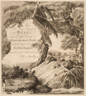 Lot 26 - Sandby (Paul, 1731-1809). Seven Etched Views of Windsor Great Park after T. Sandby, 1754-1758