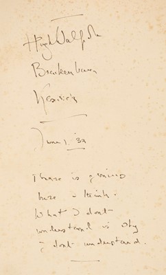Lot 242 - Auden (Wystan Hugh). The Orators, An English Study, 1st ed., 1932