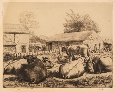 Lot 261 - Tunnicliffe (Charles Frederick, 1901-1979). The Pasture Gate