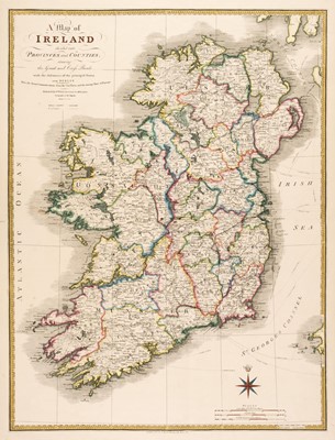 Lot 164 - Ireland. Wyld (James), A Map of Ireland Divided into Provinces and Counties..., 1847
