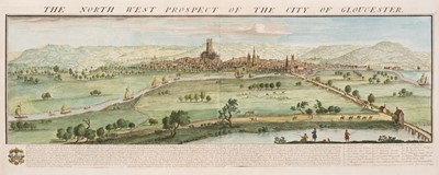 Lot 204 - Gloucester. Buck (S & N), The North West Prospect of the City of Gloucester, 1734 [1775]