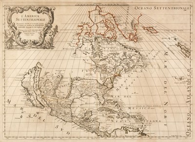 Lot 168 - North America. Rossi (Giacomo Giovanni), L'America Settentrionale..., 1677
