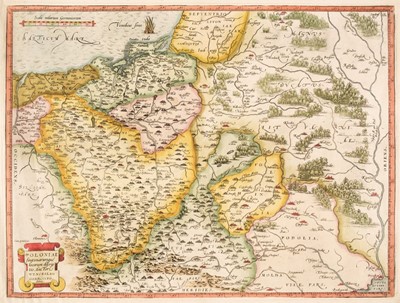 Lot 173 - Poland. Ortelius (Abraham), Poloniae Finitimarumque Locorum Descriptio..., [1579]