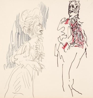 Lot 226 - Topolski (Feliks, 1907-1989). Five original drawings