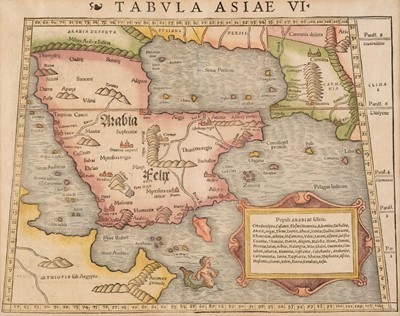 Lot 148 - Arabia. Munster (Sebastian), Tabula Asiae VI, Basel circa 1545