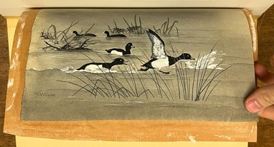Lot 94 - Scott (Sir Peter Markham,  1909-1989). Bewick's Swans