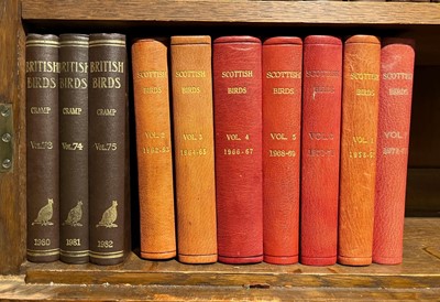 Lot 77 - Witherby (H.F. & others, editors). British Birds, volumes 1-75, 1907-82