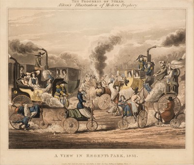Lot 188 - Alken (Henry). A View in Regent's Park, 1831, S & J Fuller, Feby. 20th 1828