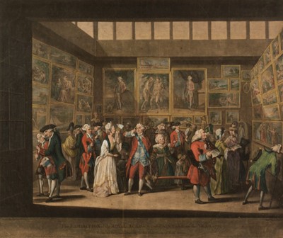 Lot 195 - Earlom (Richard). The Exhibition of the Royal Academy of painting in the Year 1771