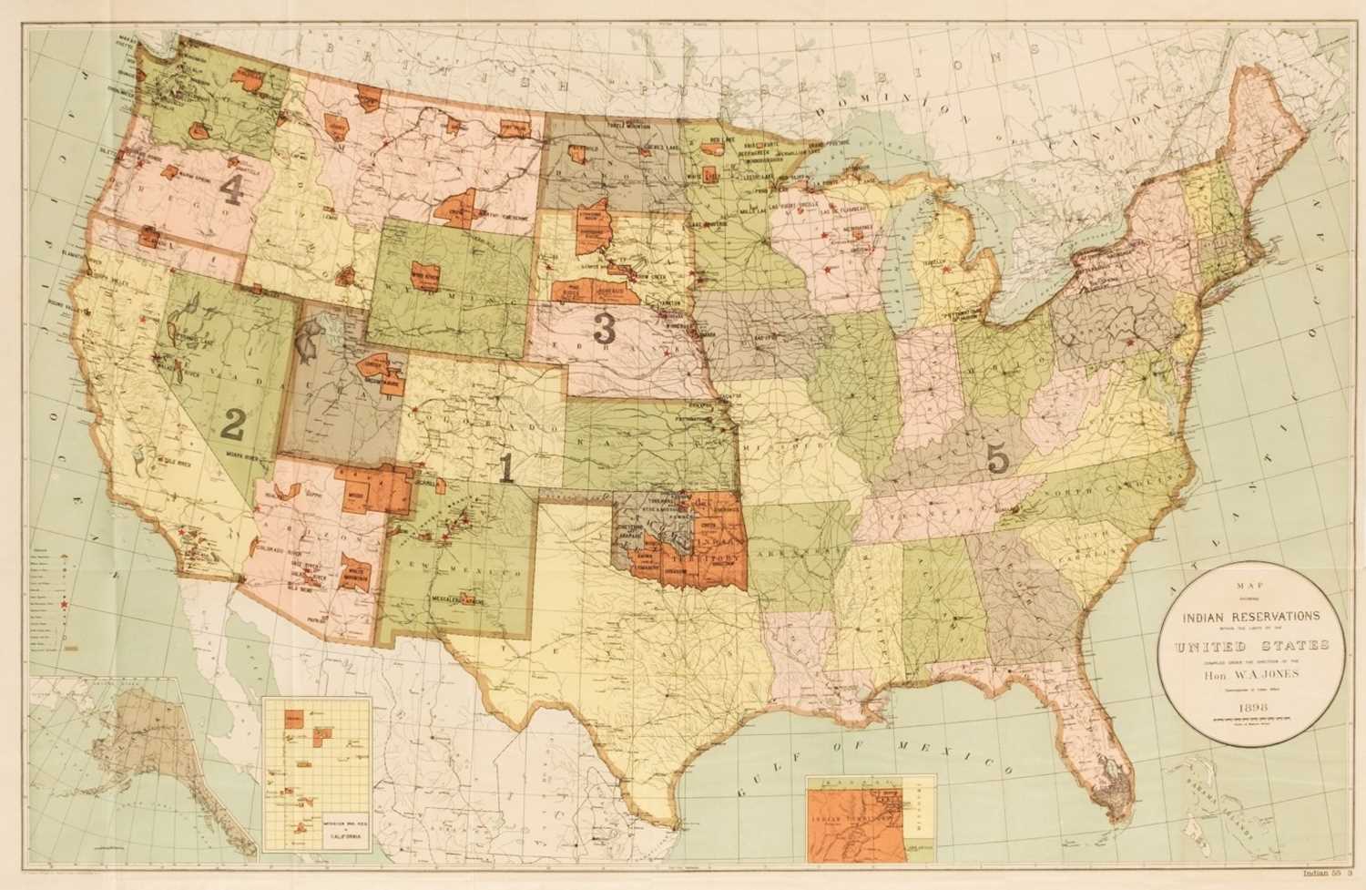 Lot 16 - Indian Reservations. Annual Reports ... Department of the Interior ..., Indian Affairs, 1898