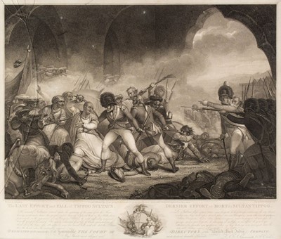 Lot 221 - Schiavonetti (N.). The Last Effort and Fall of Tippo Sultan..., 1802