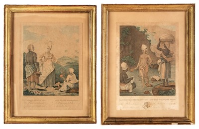 Lot 219 - Ruotte (L. C.). The Barbadoes Mulatto Girl..., [and]  The West India Washer Woman, circa 1780