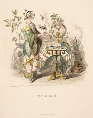 Lot 206 - Granville (J. J.). A collection of 49 botanical engravings, [1867]