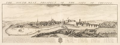 Lot 192 - Chester. Buck (S. & N.), The South West prospect of the City of Chester, 1728