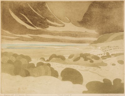 Lot 275 - Brunsdon (John, 1933-2014). Dunes at Port Eynon Bay